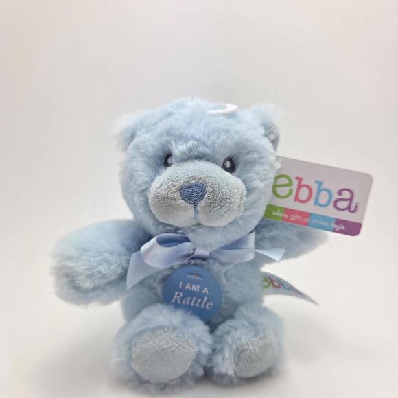 Toys | Aurora Ebba Adorable Blue Bear Rattle Plush 4 Inch | Poshmark